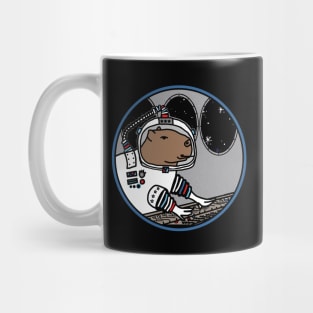 Sci Fi Space Capybara in Spaceship Mug